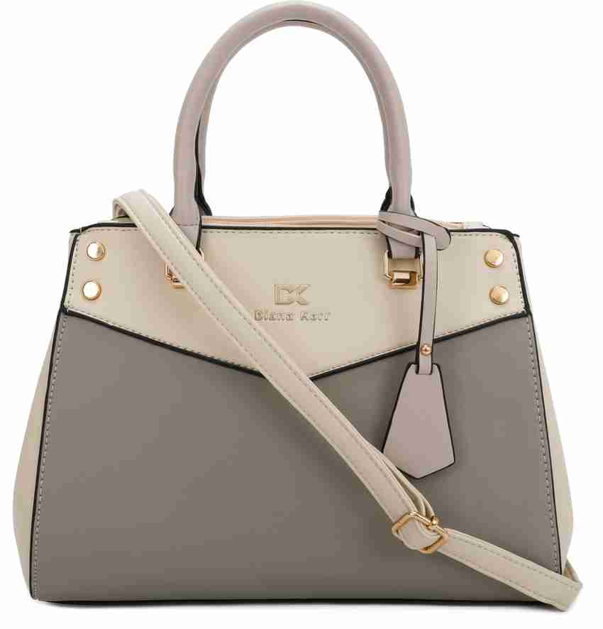 Buy Diana Korr Women Grey Hand held Bag Grey Online Best Price