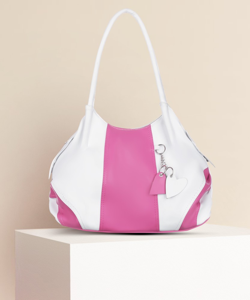 Buy FL first look Women White Pink Shoulder Bag WHITE PINK Online Best Price in India Flipkart