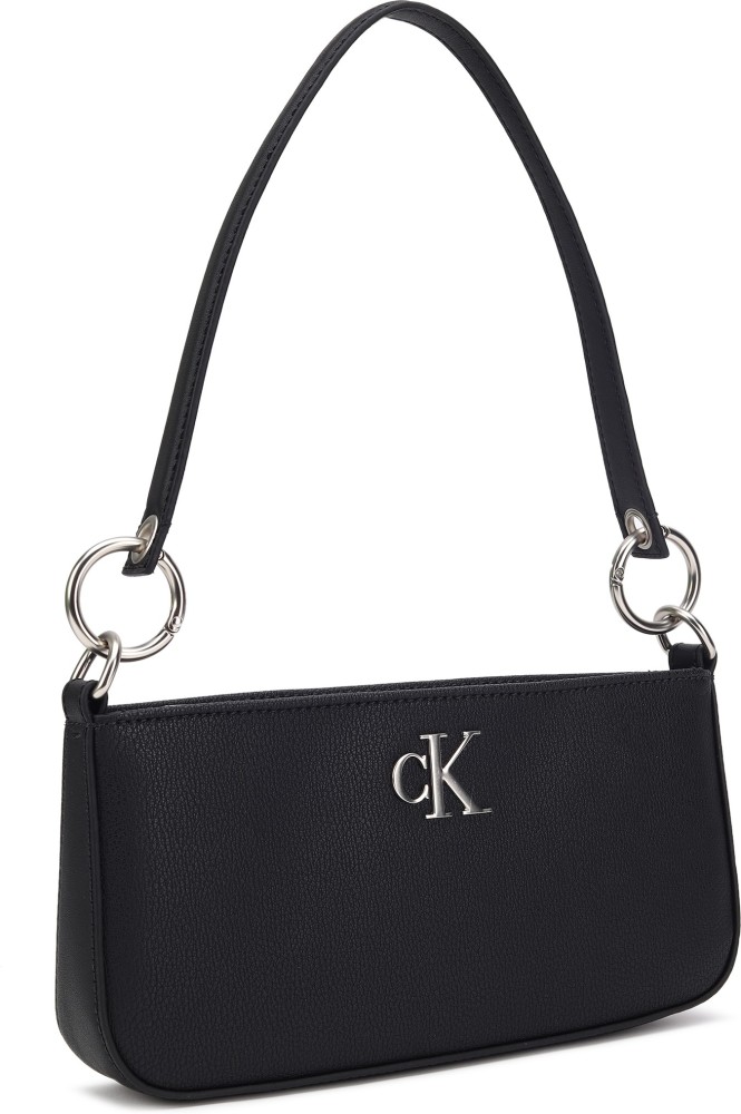 Calvin Klein Ck Must Shoulder Bag Medium Mono Brown Mono, Hobo Bag