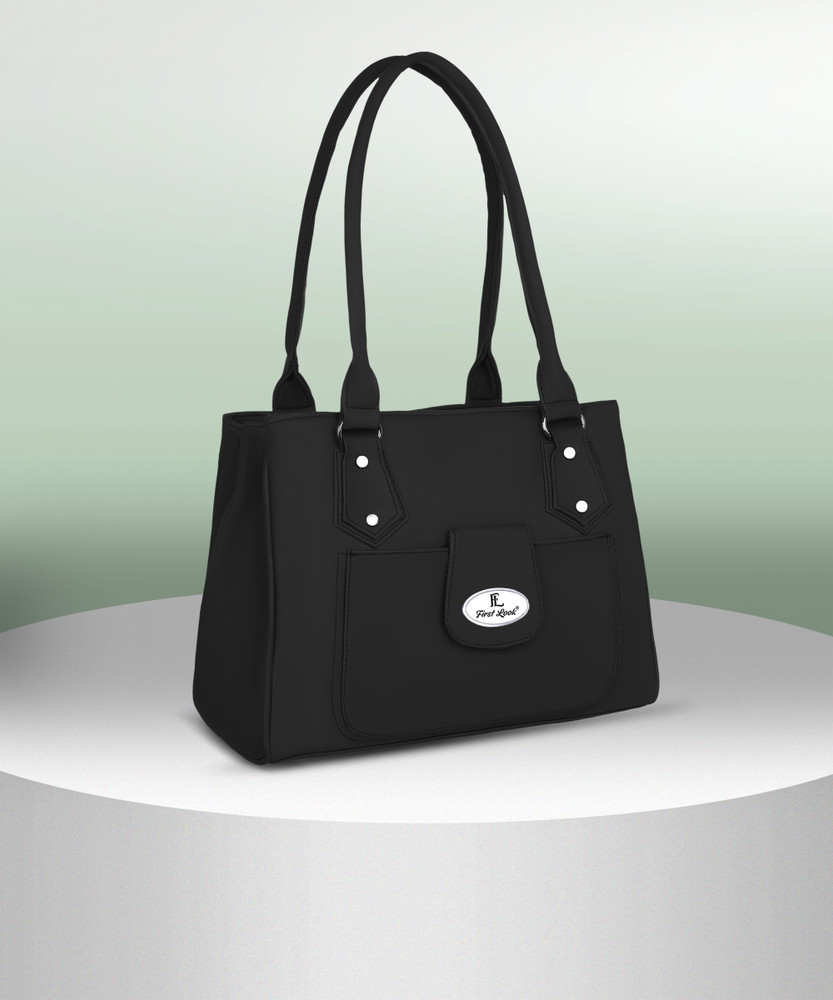 Black handbags flipkart hot sale