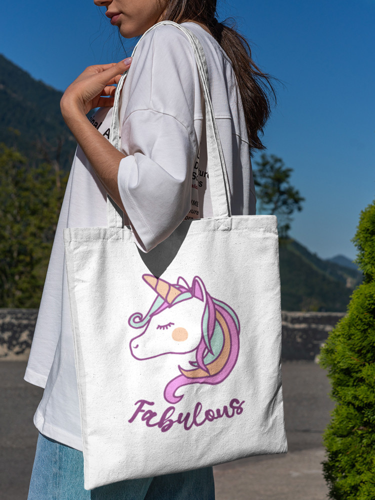 Buy Doodle Women White Tote Fabulous Unicorn Online Best Price in India Flipkart