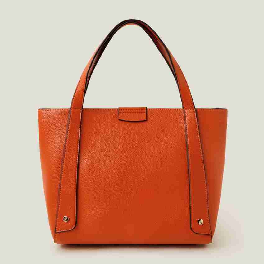 Buy ACCESSORIZE LONDON Women Orange Hand held Bag ORANGE Online Best Price in India Flipkart