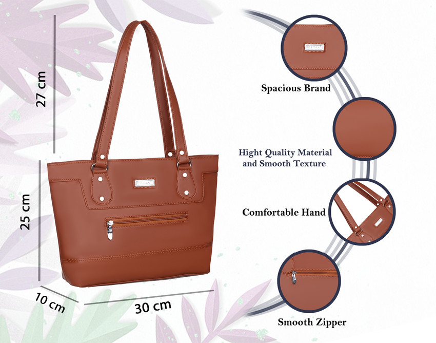 Buy Elegant Women Tan Shoulder Bag TAN Online Best Price in
