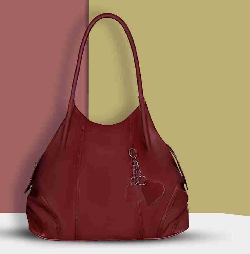 Buy Snappy Women Maroon Shoulder Bag Maroon Online Best Price in India Flipkart