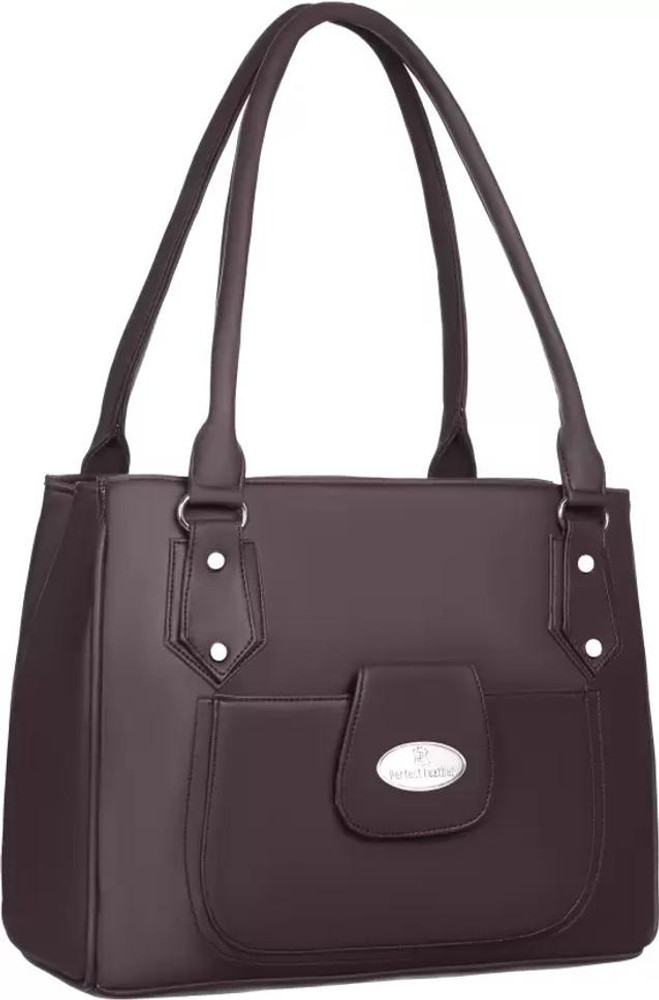 Buy perfect leather Women Beige Shoulder Bag Beige Online Best Price in India Flipkart