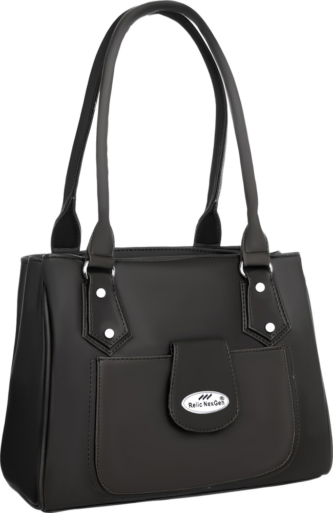 Buy Relic NexGen Women Black Handbag Black Online Best Price in