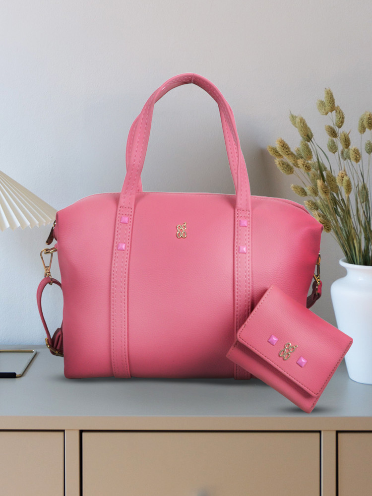 Baggit pink bag discount