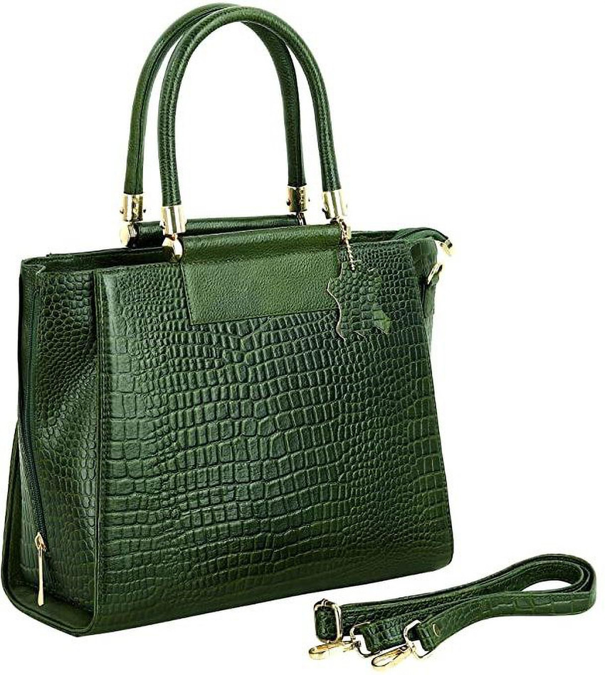 Buy RICHSIGN LEATHER ACCESSORRIES Women Green Handbag LIGHT GREEN Online Best Price in India Flipkart