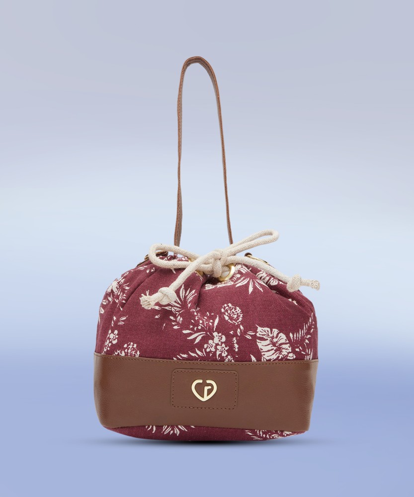 Buy Caprese Women Maroon Sling Bag MAROON Online Best Price in