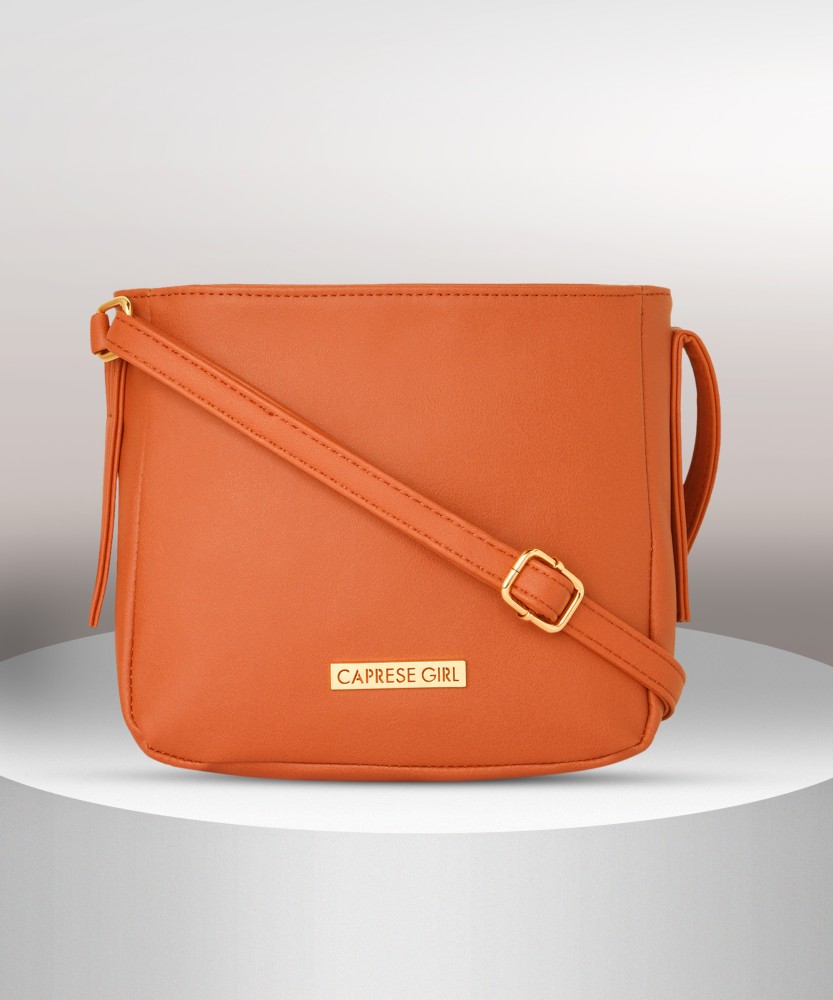 Buy Caprese Women Orange Sling Bag ORANGE Online Best Price in