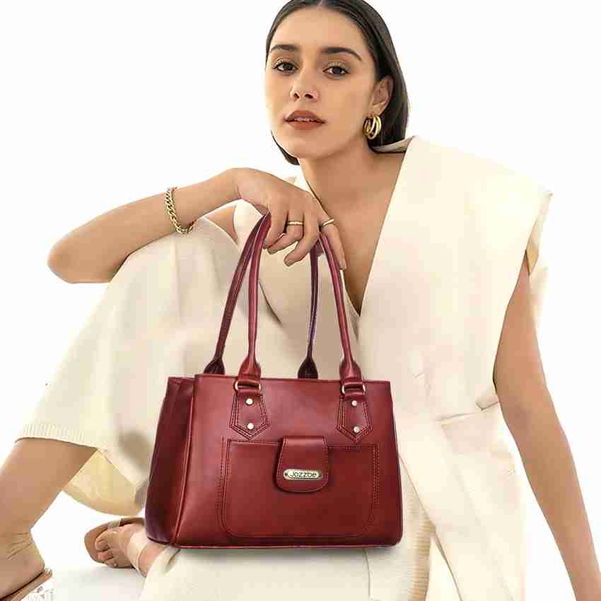 Ladies purse leather mein top