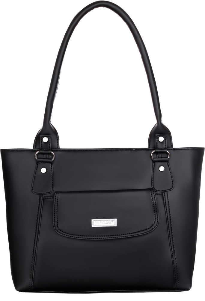 Ladies black shoulder bag hotsell