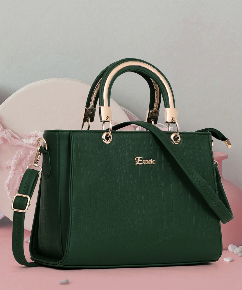 Dark cheap green handbag