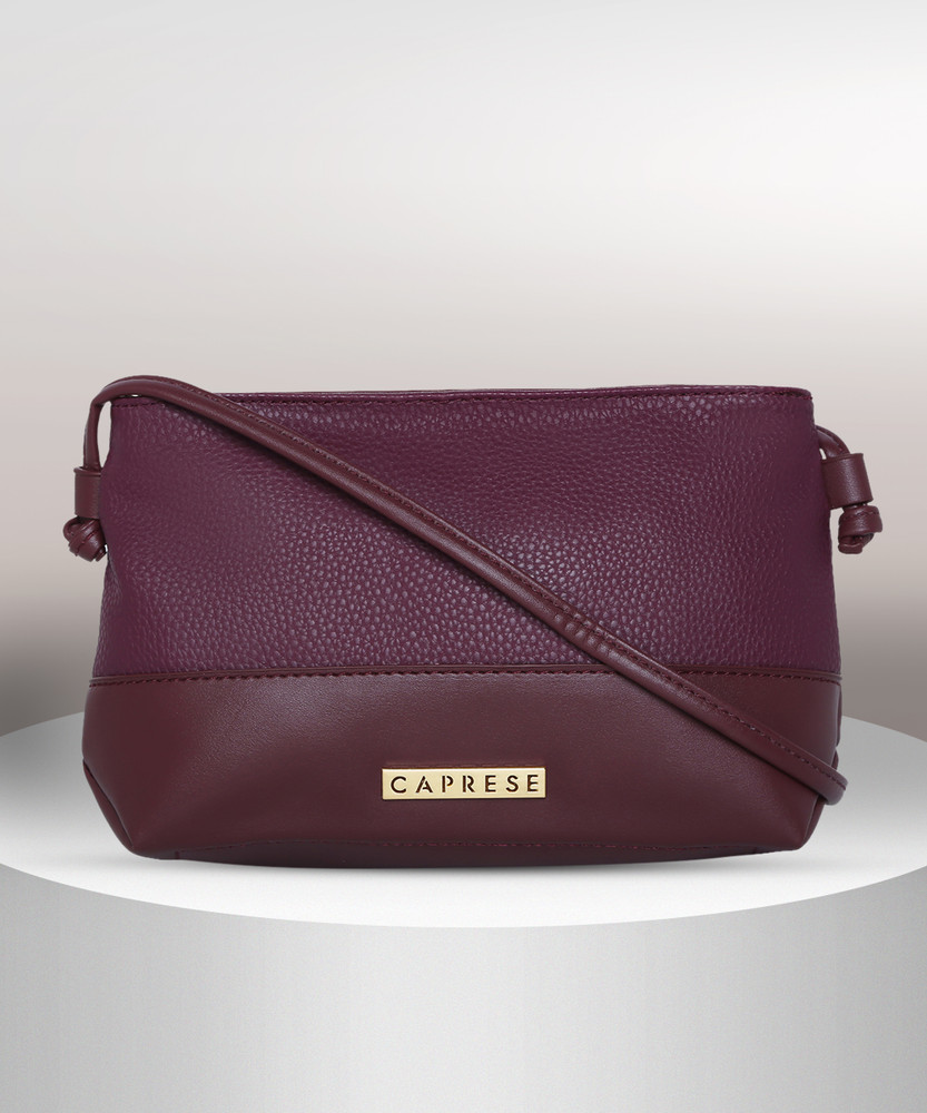 Buy Caprese Women Purple Sling Bag Plum Online Best Price in India Flipkart
