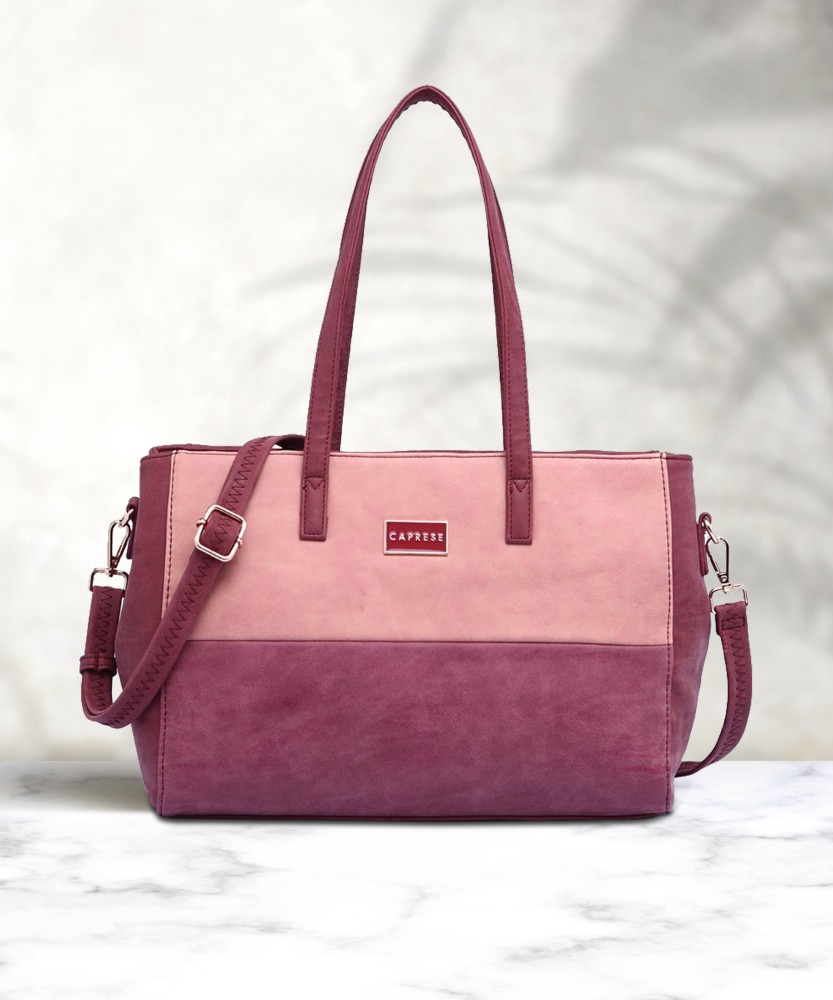 Buy Caprese Women Pink Tote Blush Online Best Price in India