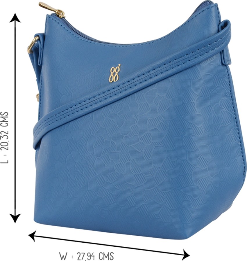 baggit blue sling bag