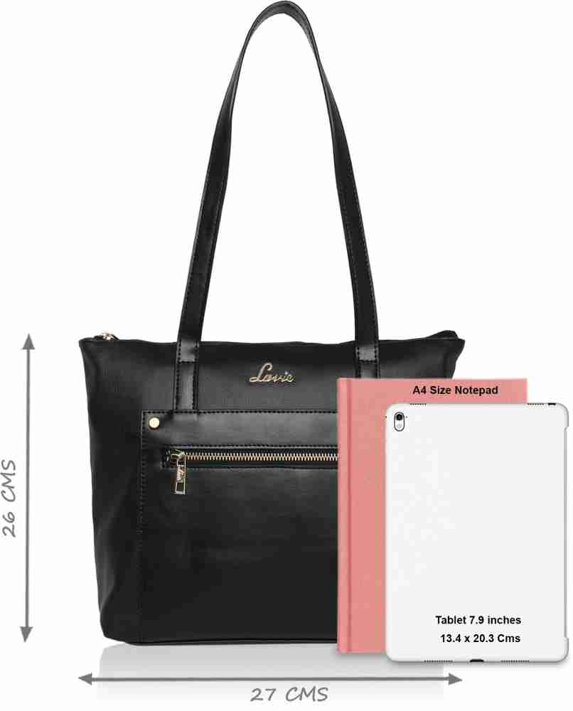 Buy LAVIE Women Black Handbag BLACK Online Best Price in India