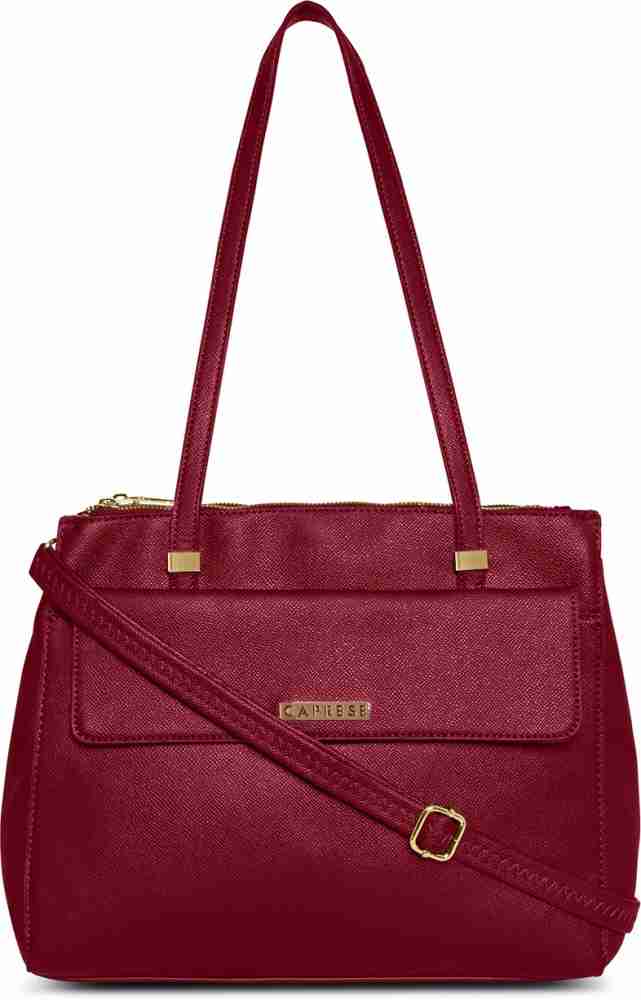 Buy Caprese Women Maroon Handbag Maroon Online Best Price in