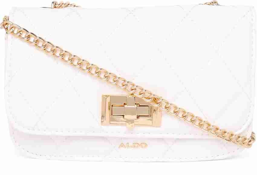 aldo white sling bag