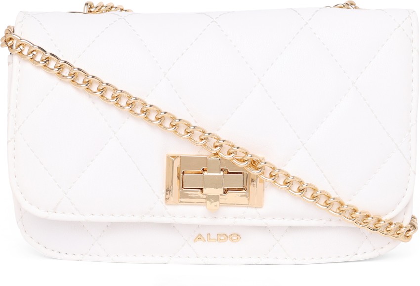 Aldo white online handbags