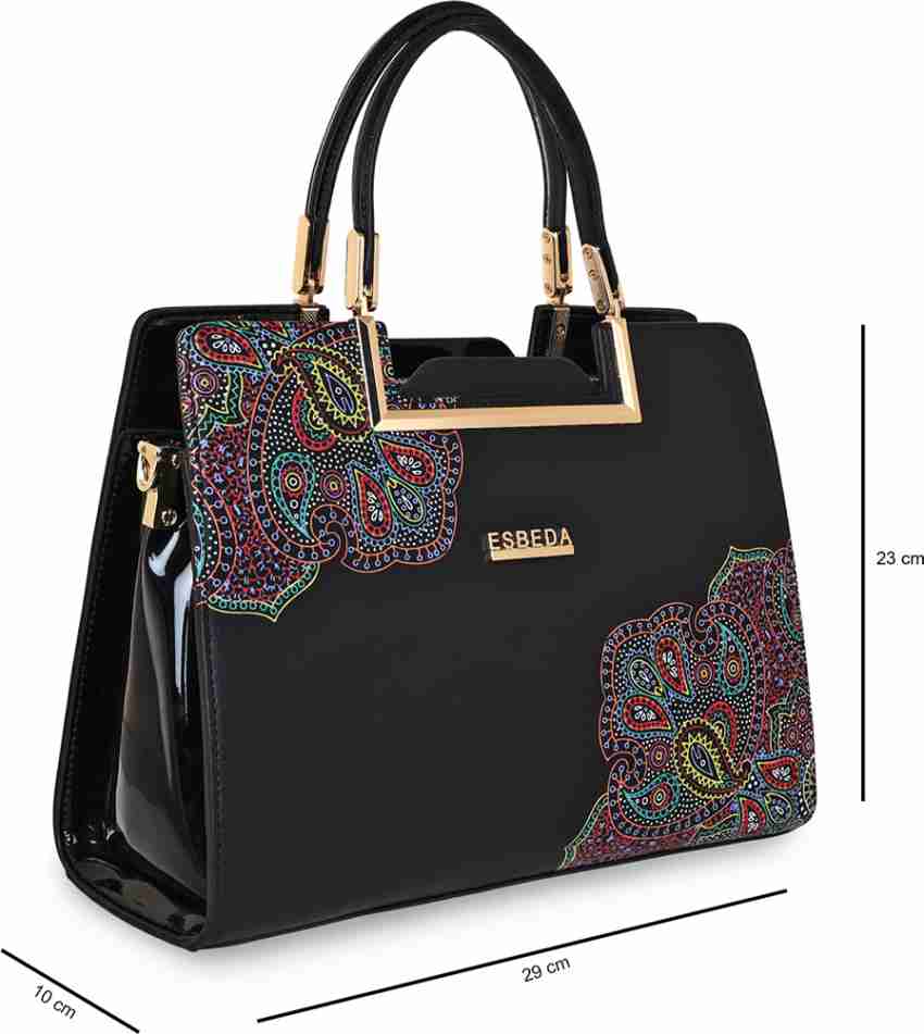 Buy ESBEDA Women Black Hand held Bag Black Online Best Price in India Flipkart