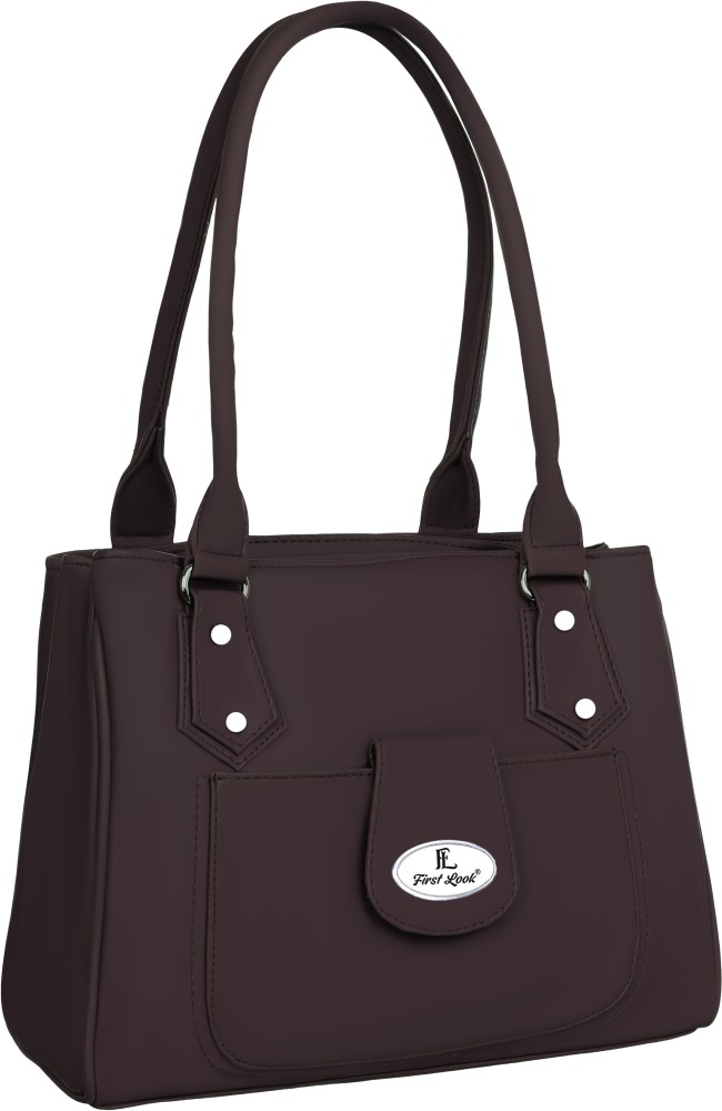 FL first look Women Brown Shoulder Bag