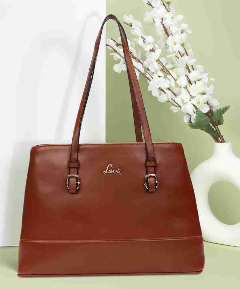 Buy LAVIE Women Brown Shoulder Bag TAN Online Best Price in