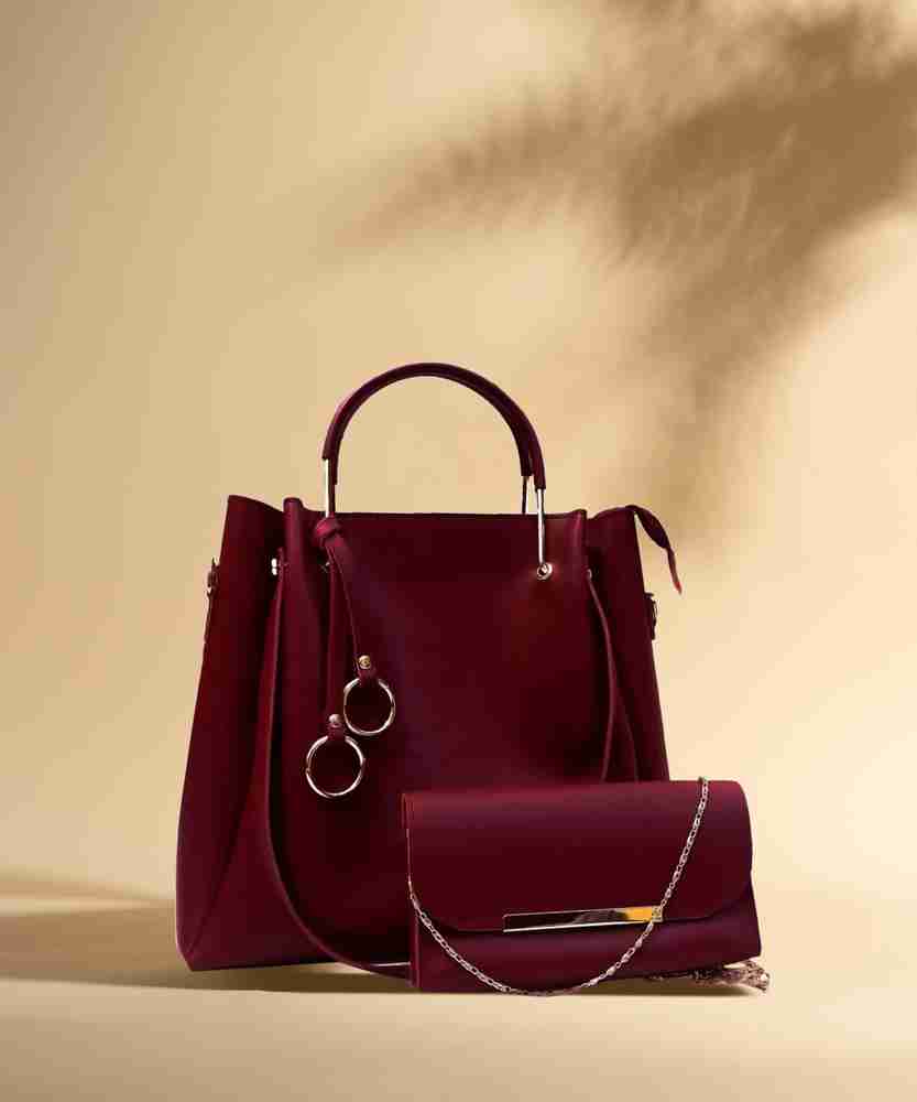 Buy Live Fashion Women Maroon Shoulder Bag MAROON Online Best Price in India Flipkart