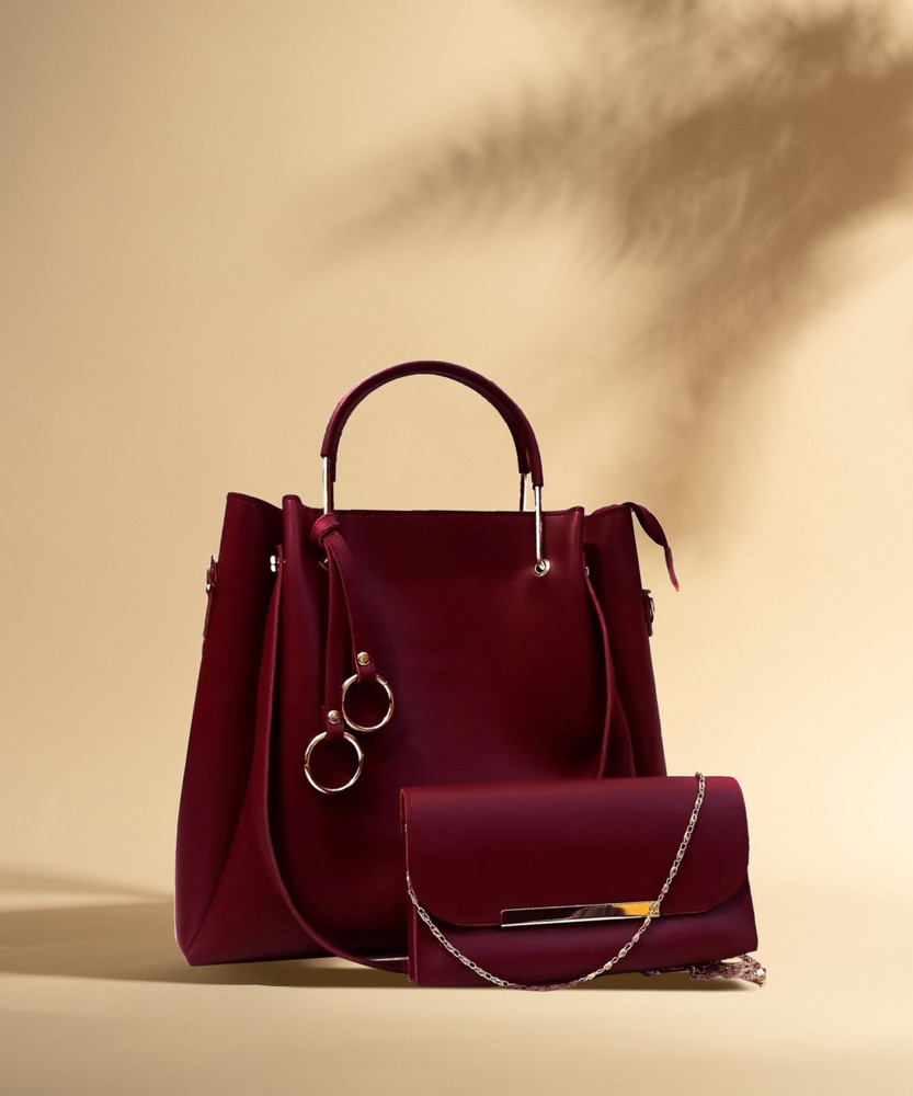 Buy Live Fashion Women Maroon Shoulder Bag MAROON Online Best