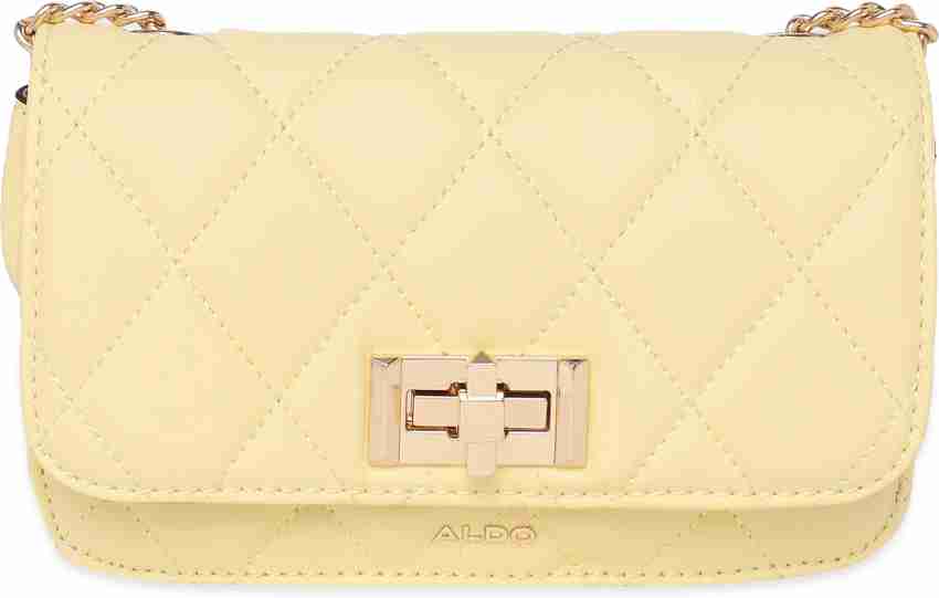 ALDO Yellow Sling Bag ETHOSSA Dark Yellow - Price in India