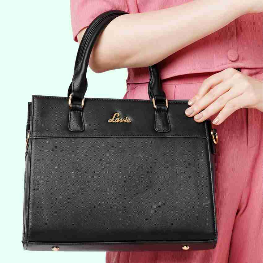 Buy LAVIE Women Black Satchel Black Online Best Price in India