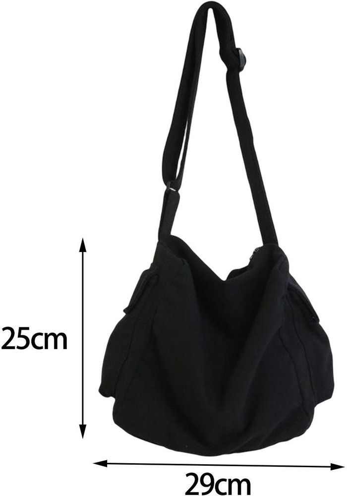 Canvas hobo shoulder bag clearance
