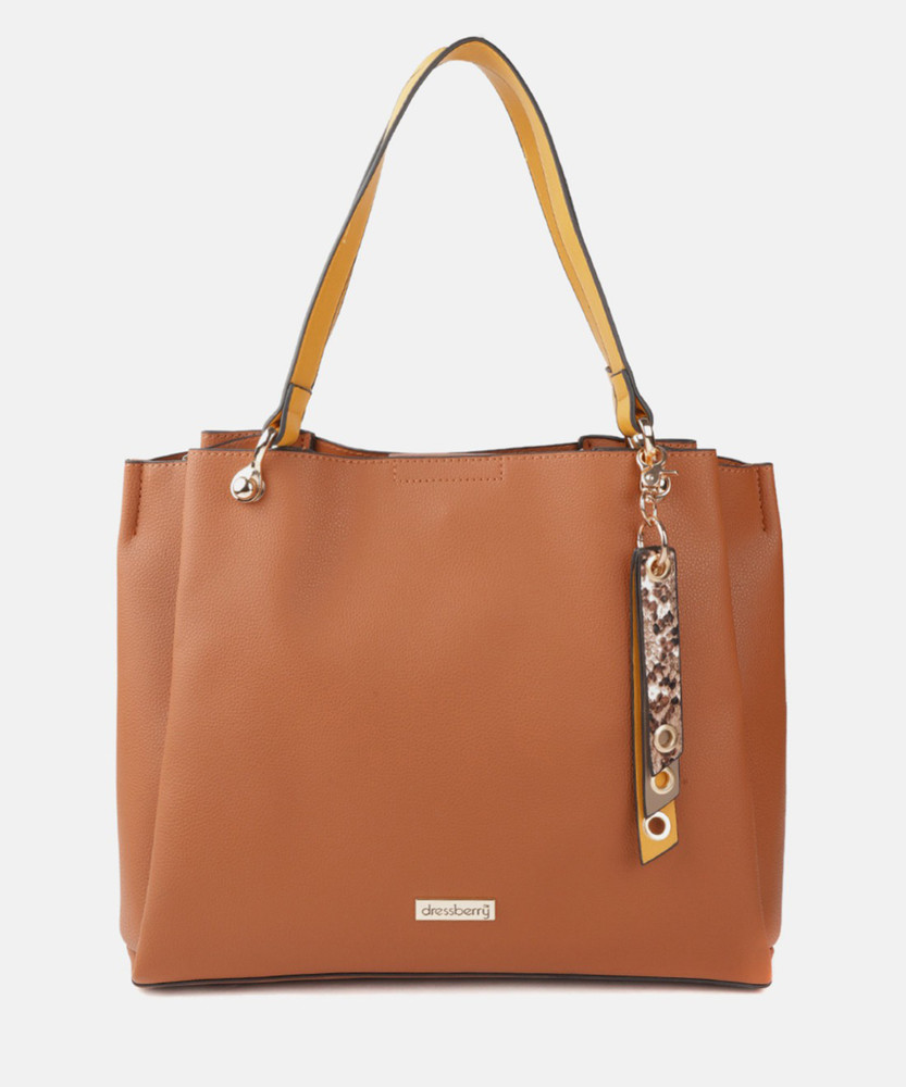 Buy Dressberry Women Brown Shoulder Bag Brown Online Best Price in India Flipkart
