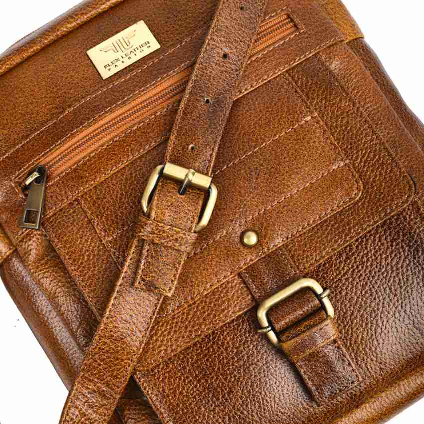Small Leather Cross-Body Sling Bag - Bon Voyage