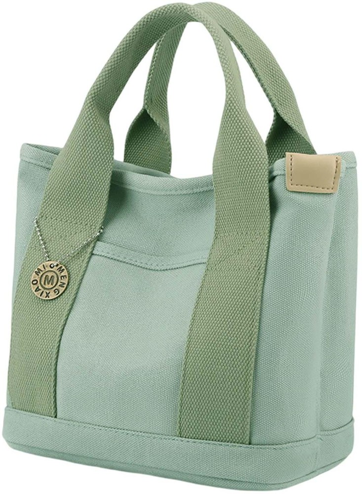 Flipkart.com | Lyla Women Canvas Travel Tote Bag Casual Handbag Top Handle  Bag with Compartments Gre Shoulder Bag - Shoulder Bag