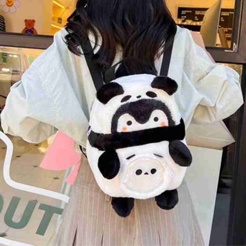 Girls panda backpack store
