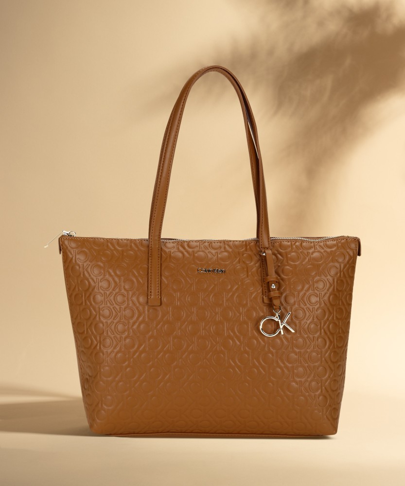 Buy Calvin Klein Women Brown Handbag Brown Online @ Best Price in India