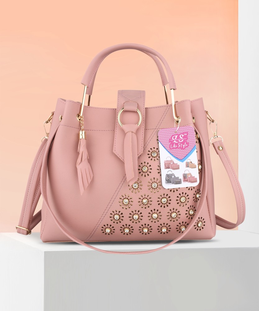 Buy LIKE STYLE Women Pink Messenger Bag PINK Online Best Price