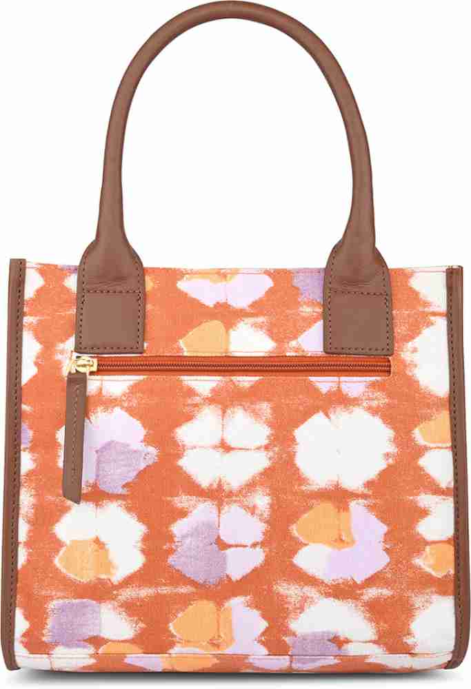 Buy Caprese Enora Green Printed Small Tote Handbag Online At Best