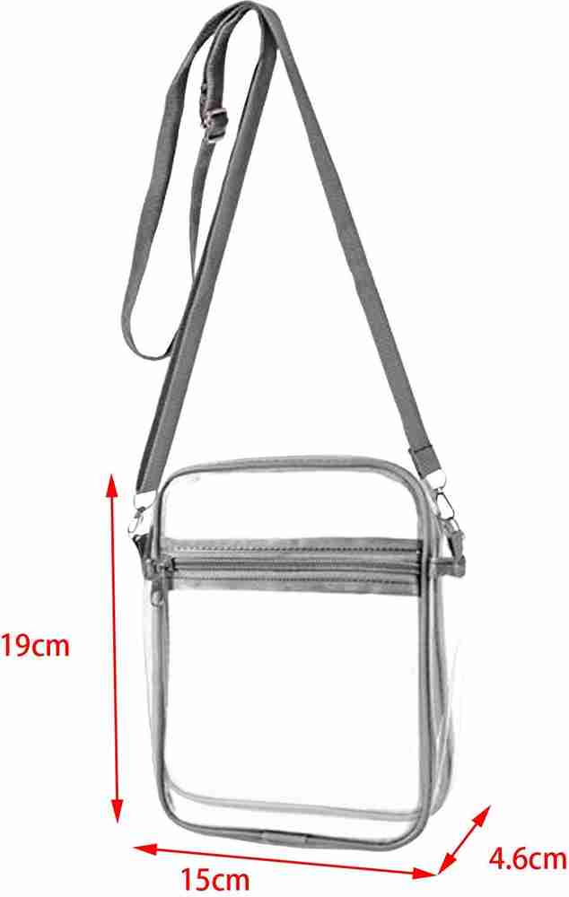Over the shoulder clear bag sales