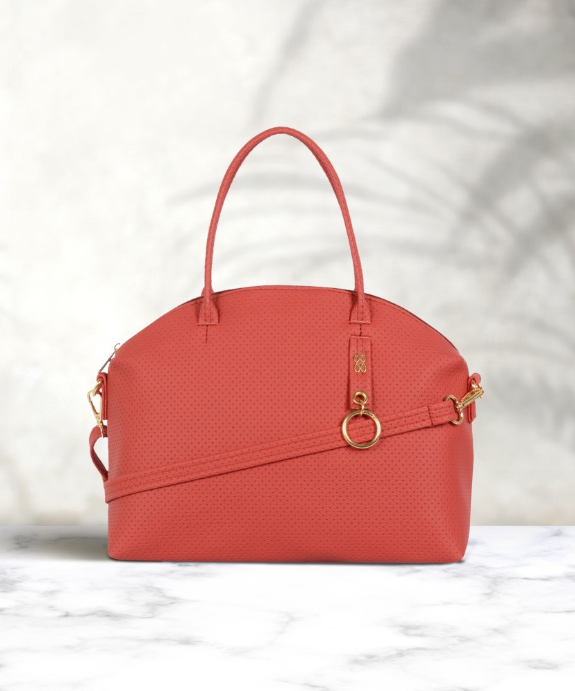 Baggit red solid hot sale sling bag