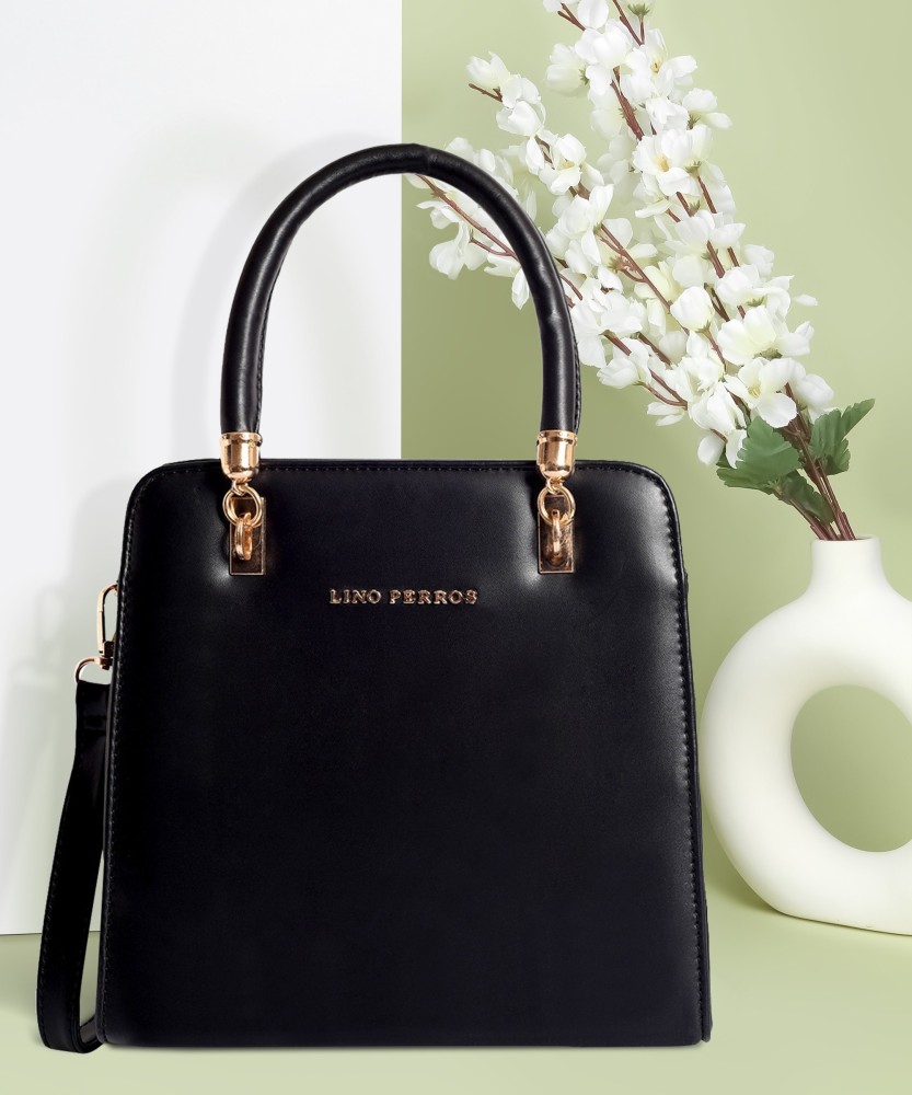 Lino Perros Women Black Sling bag: Buy Lino Perros Women Black Sling bag  Online at Best Price in India