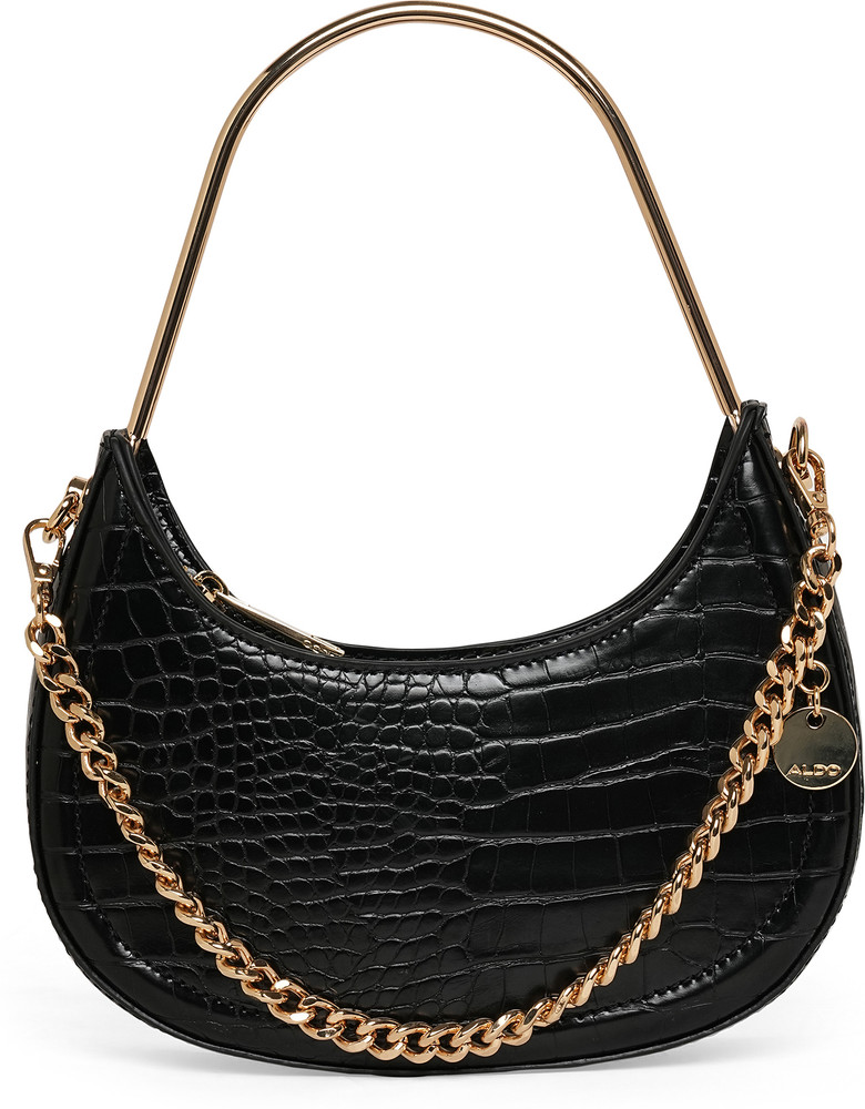 Aldo black and gold purse cheap