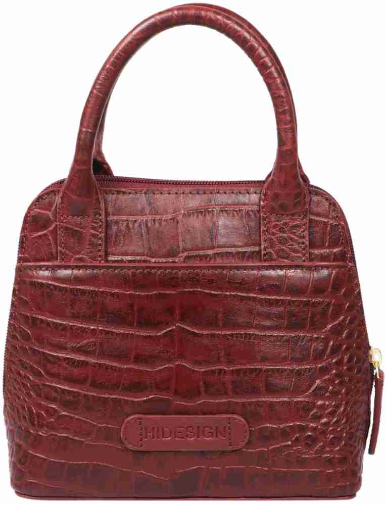 Hidesign Handbags : Buy Hidesign Maroon Hobo Bag Online