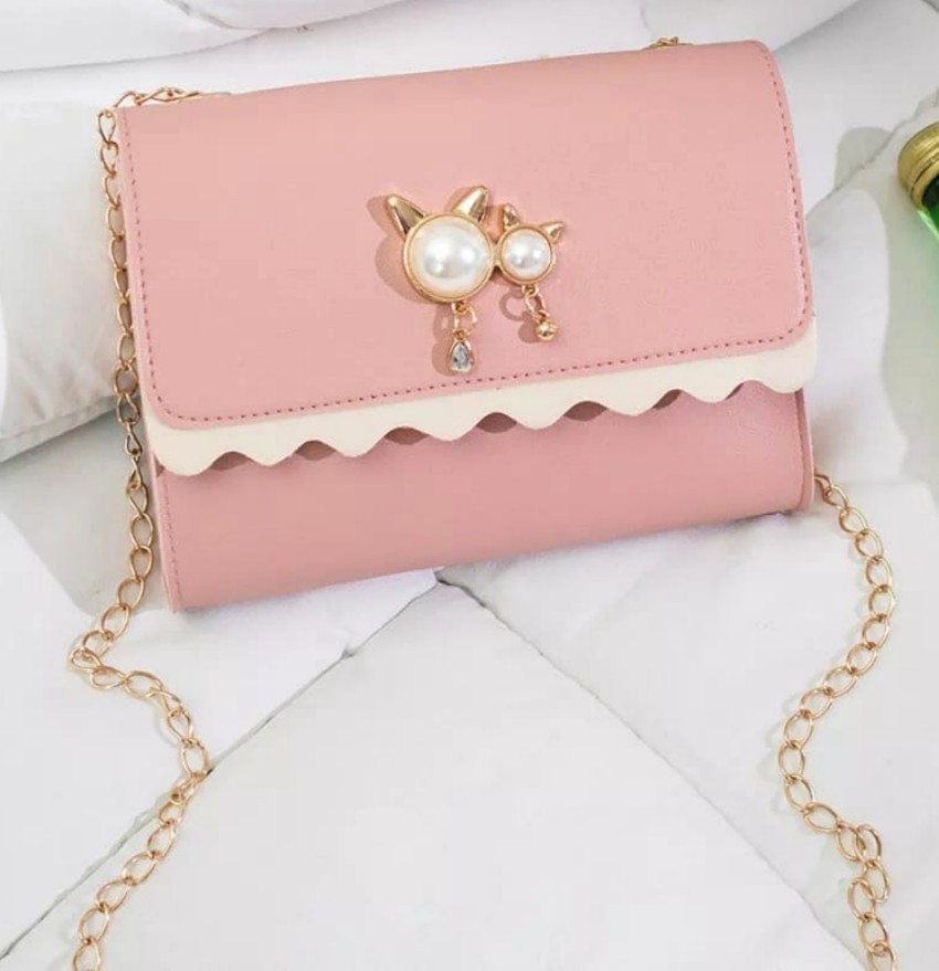 Pink on sale sling bag