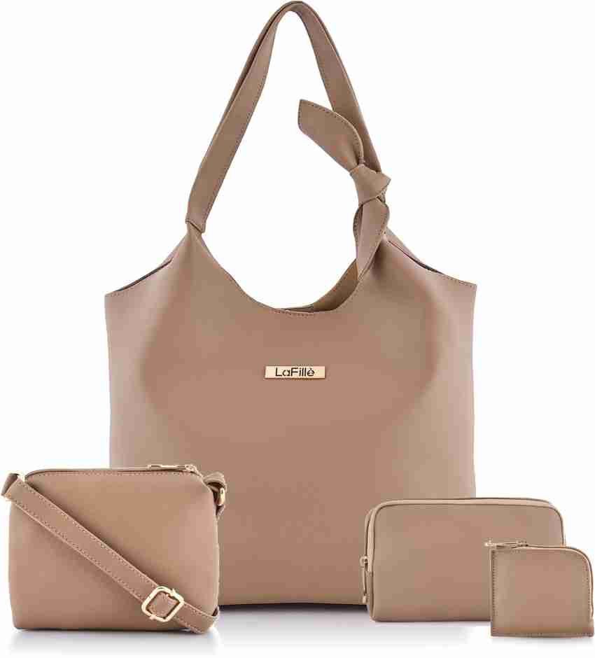 Buy Beige Backpacks for Women by LaFille Online