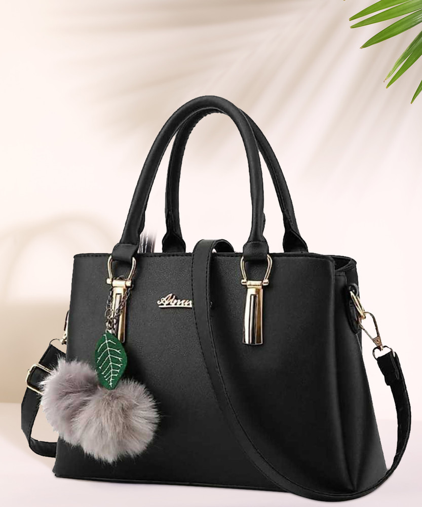 Ladies black handbag deals