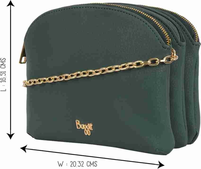 Baggit Monalisa XXS Green Sling Bag