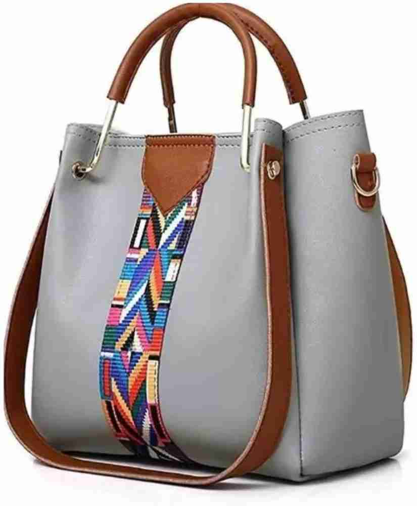 Buy Baluna Women Grey Handbag Multicolor Online @ Best Price in India