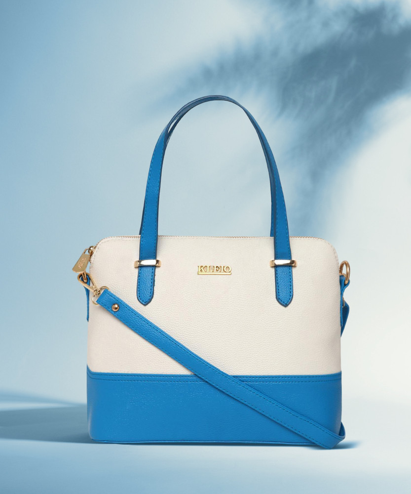 KLEIO Women Blue Hand held Bag
